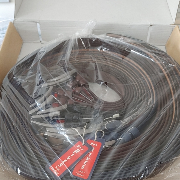 Men's Rives leather belts - Picture 3 of 5